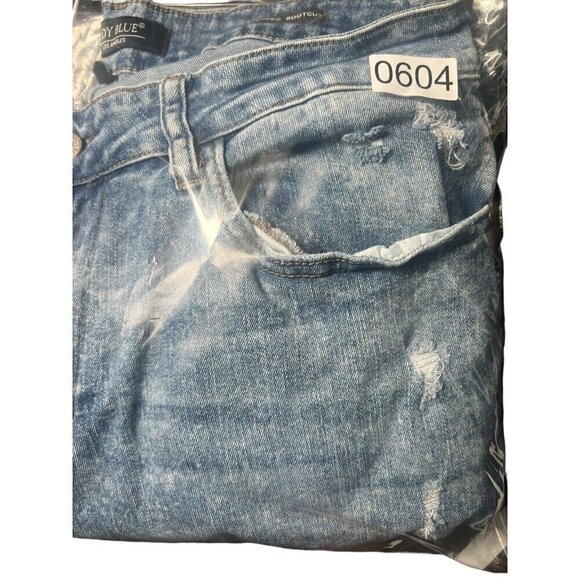 Judy Blue Cropped Bootcut Jeans 16w Style Jb88518 Distressed - Picture 7 of 10